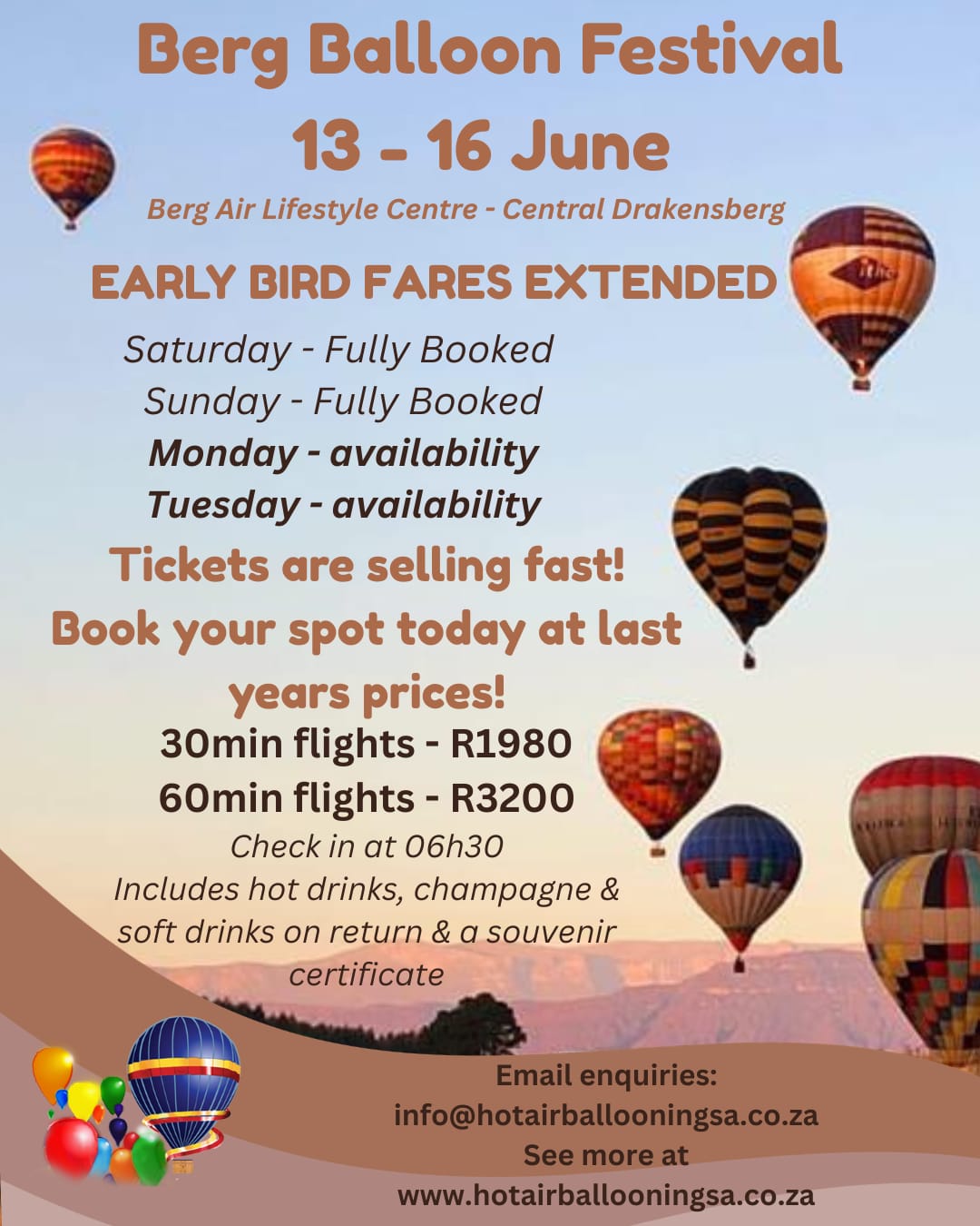 Balloons at the Berg Balloon Festival 2026